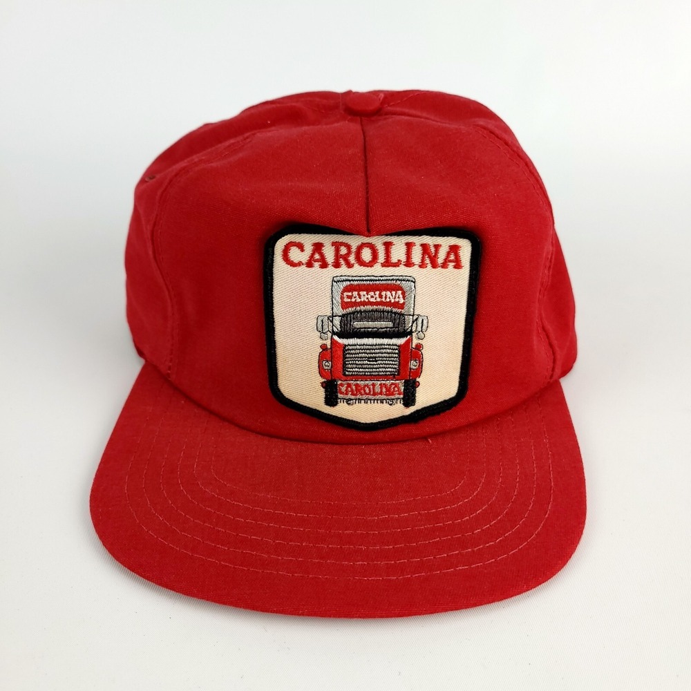 Carolina Freight Corporation Vintage Hat Cap Snapback Patch Trucking Made in USA